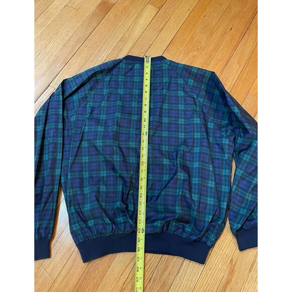 Vintage Thomas E Wilson Golf Windbreaker Pullover Jacket Mens M Tartan Plaid EUC - Picture 6 of 8